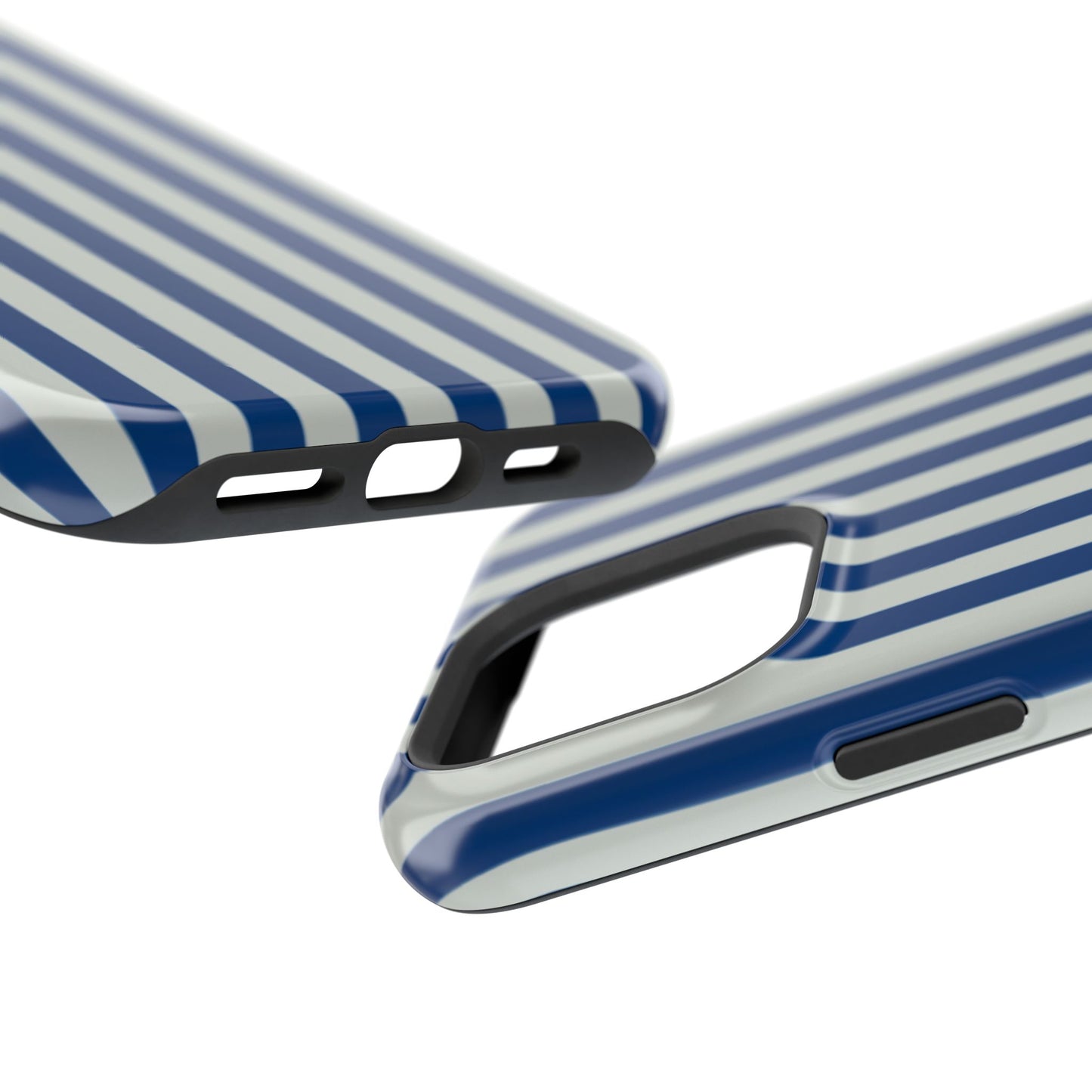 Summer Stripes Case in Dark Blue + Baby Blue