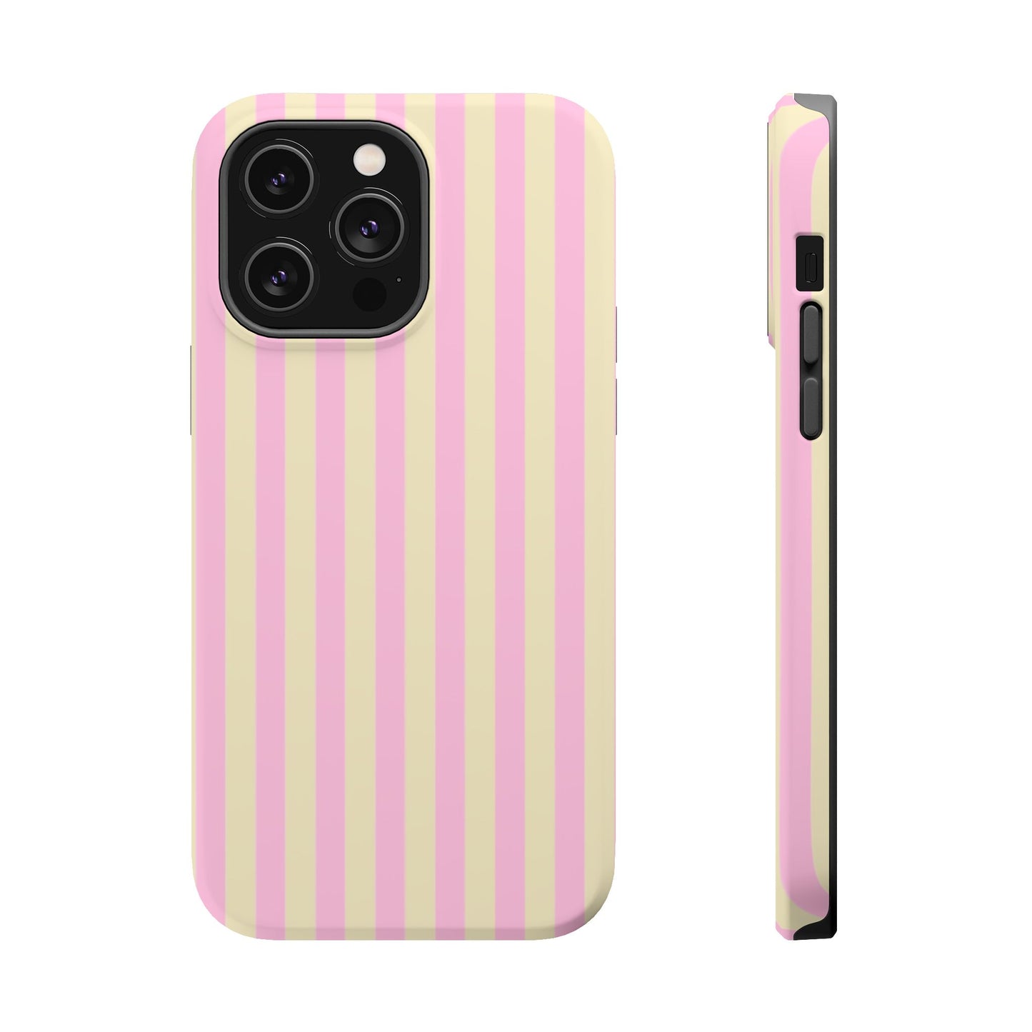 Summer Stripes Case In Sunny Yellow + Perfect Pink