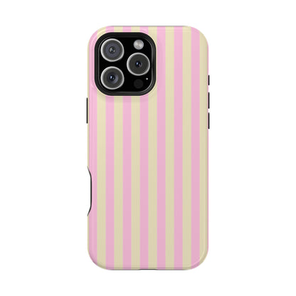 Summer Stripes Case In Sunny Yellow + Perfect Pink