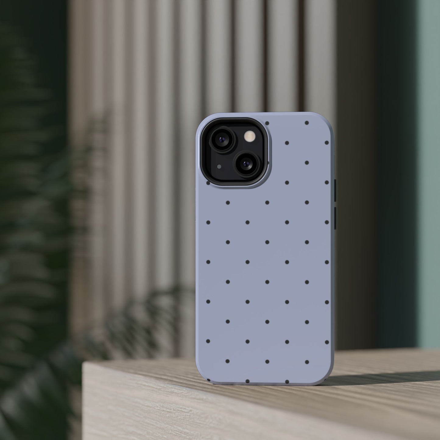 Polka Pop Case in Sabrina Blue + Pastel Black