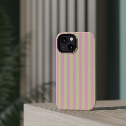Summer Stripes Case In Sunny Yellow + Perfect Pink