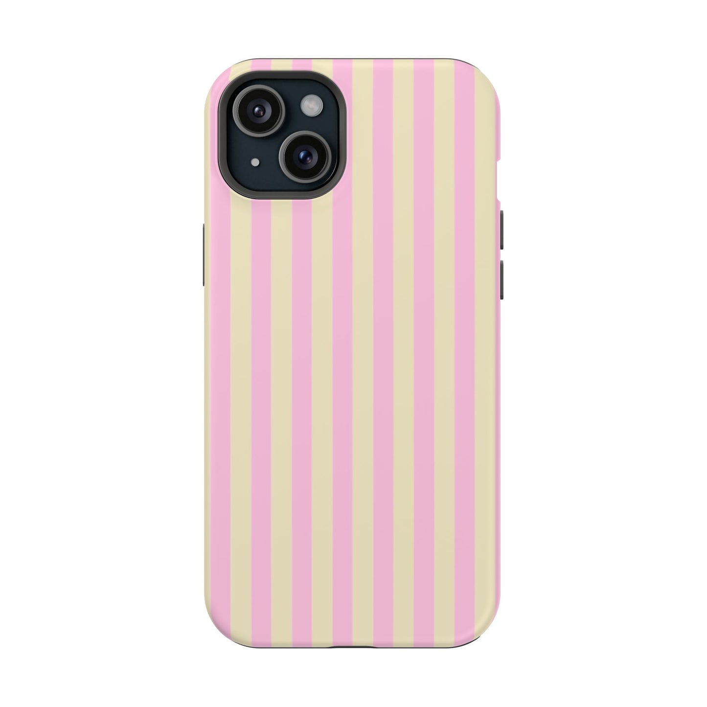 Summer Stripes Case In Sunny Yellow + Perfect Pink