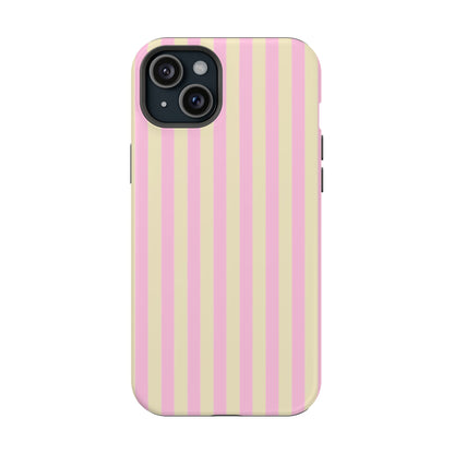 Summer Stripes Case In Sunny Yellow + Perfect Pink