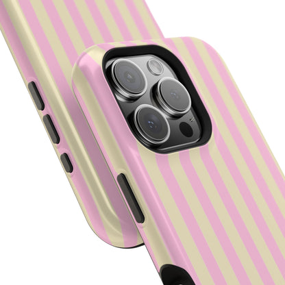 Summer Stripes Case In Sunny Yellow + Perfect Pink