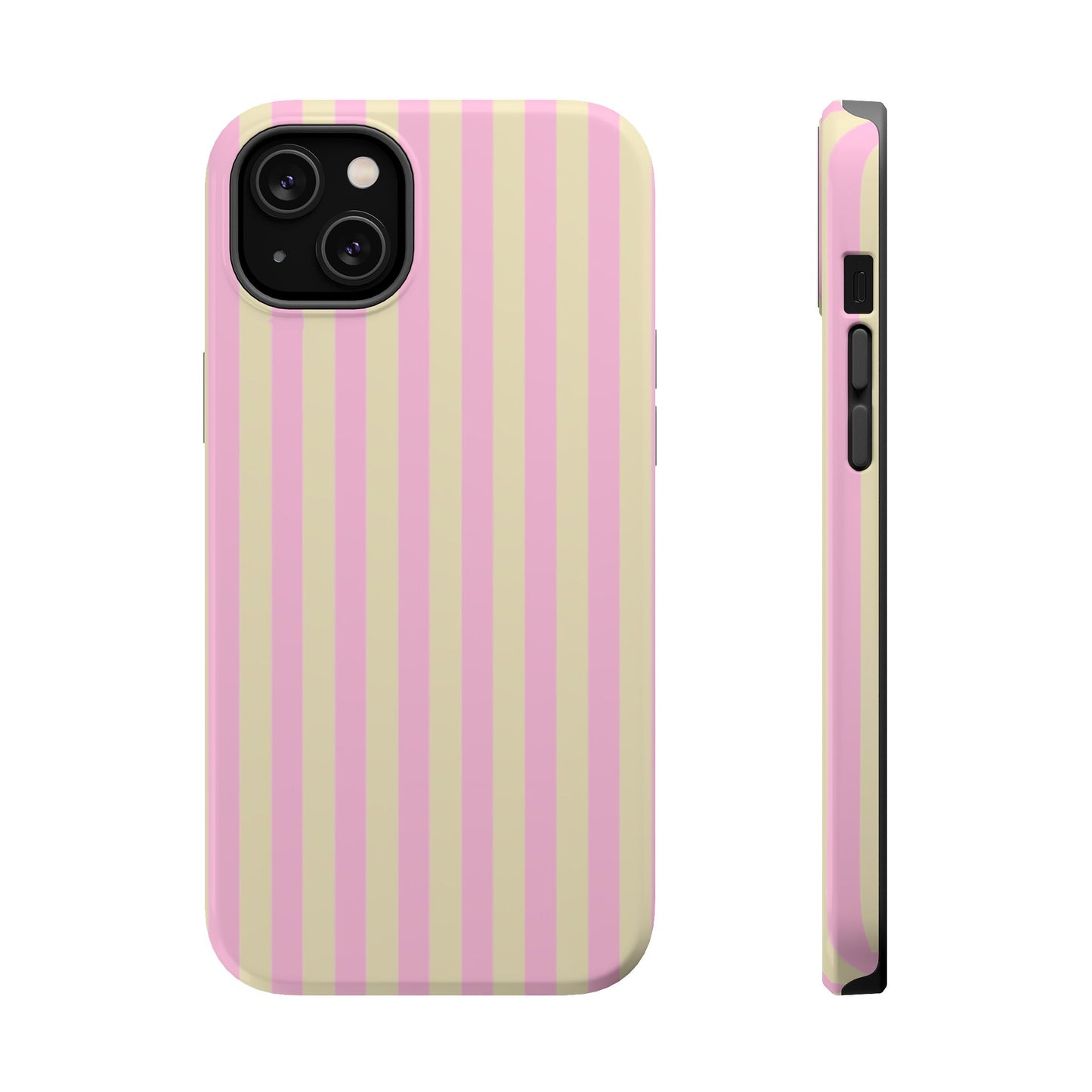 Summer Stripes Case In Sunny Yellow + Perfect Pink