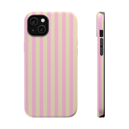 Summer Stripes Case In Sunny Yellow + Perfect Pink