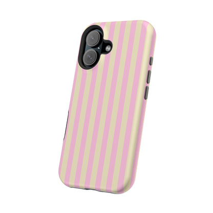 Summer Stripes Case In Sunny Yellow + Perfect Pink