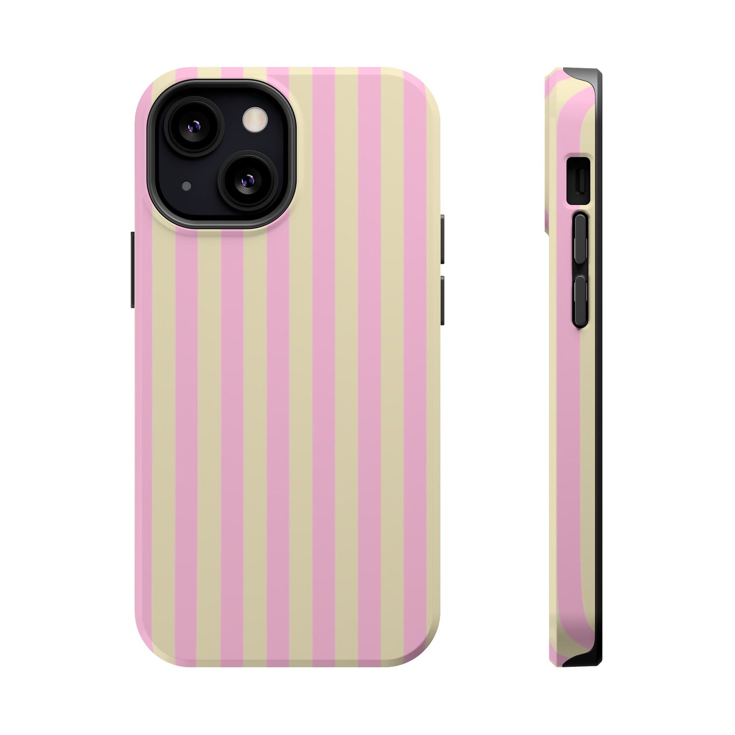 Summer Stripes Case In Sunny Yellow + Perfect Pink