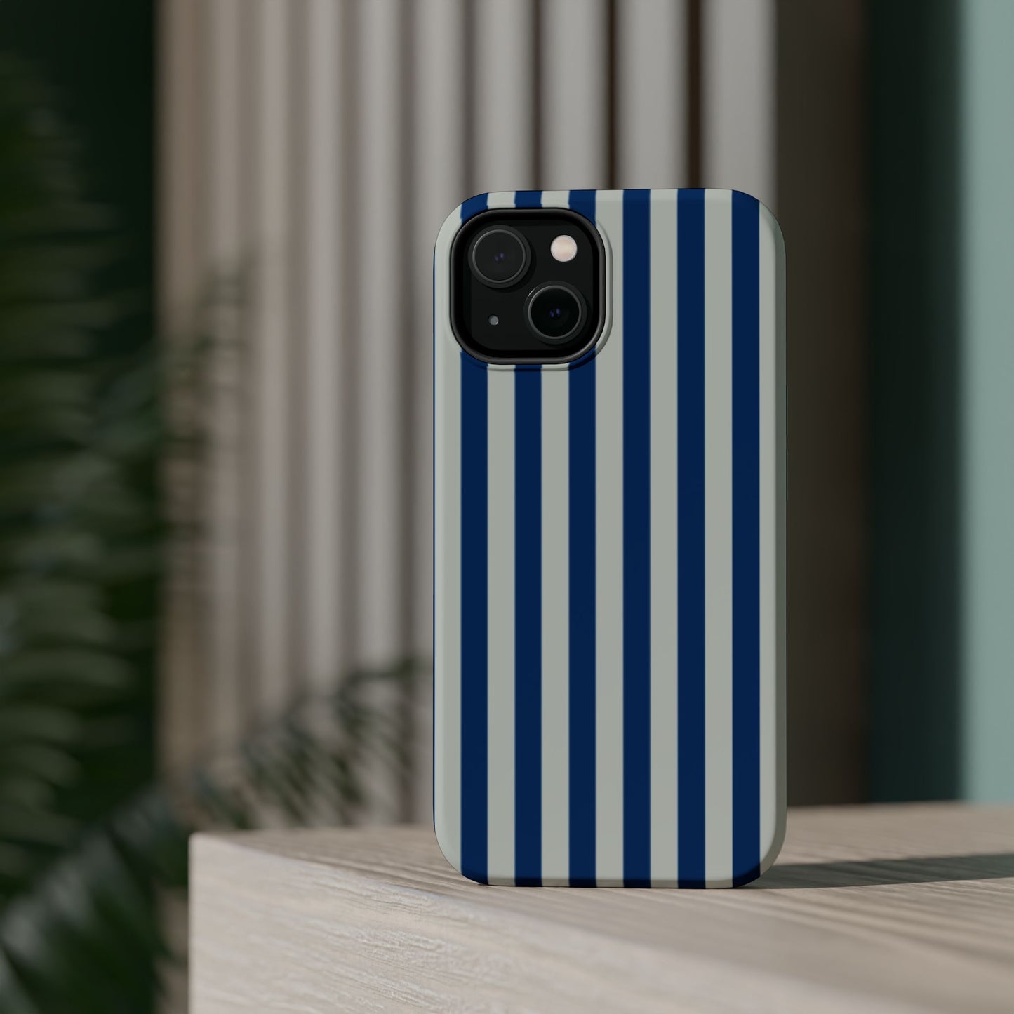 Summer Stripes Case in Dark Blue + Baby Blue