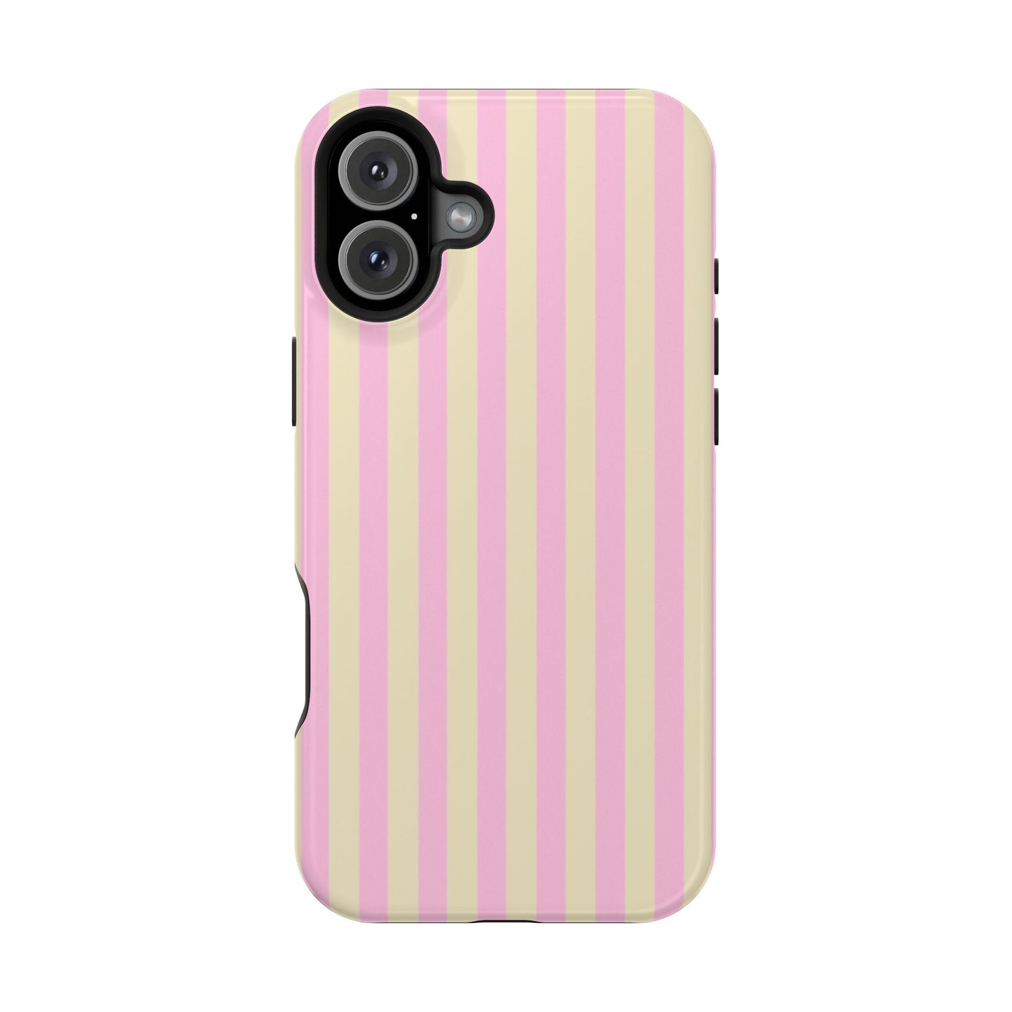 Summer Stripes Case In Sunny Yellow + Perfect Pink