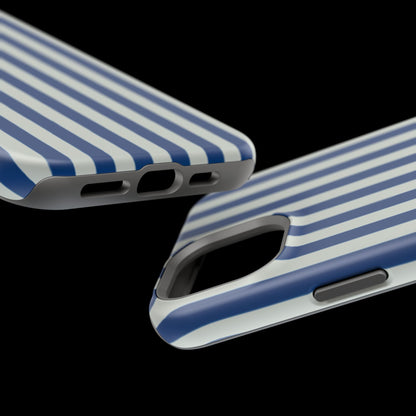Summer Stripes Case in Dark Blue + Baby Blue