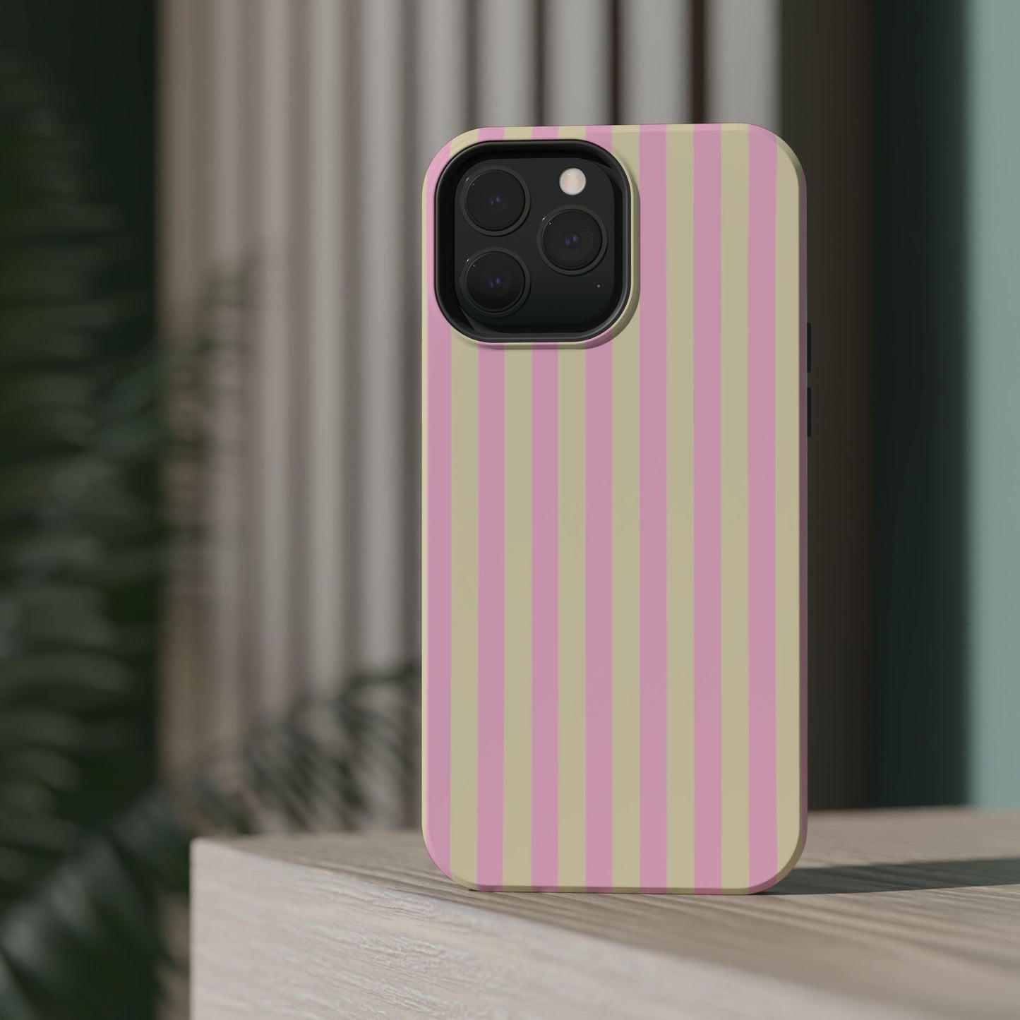 Summer Stripes Case In Sunny Yellow + Perfect Pink