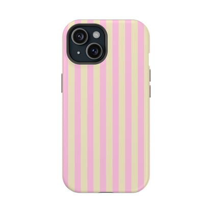 Summer Stripes Case In Sunny Yellow + Perfect Pink