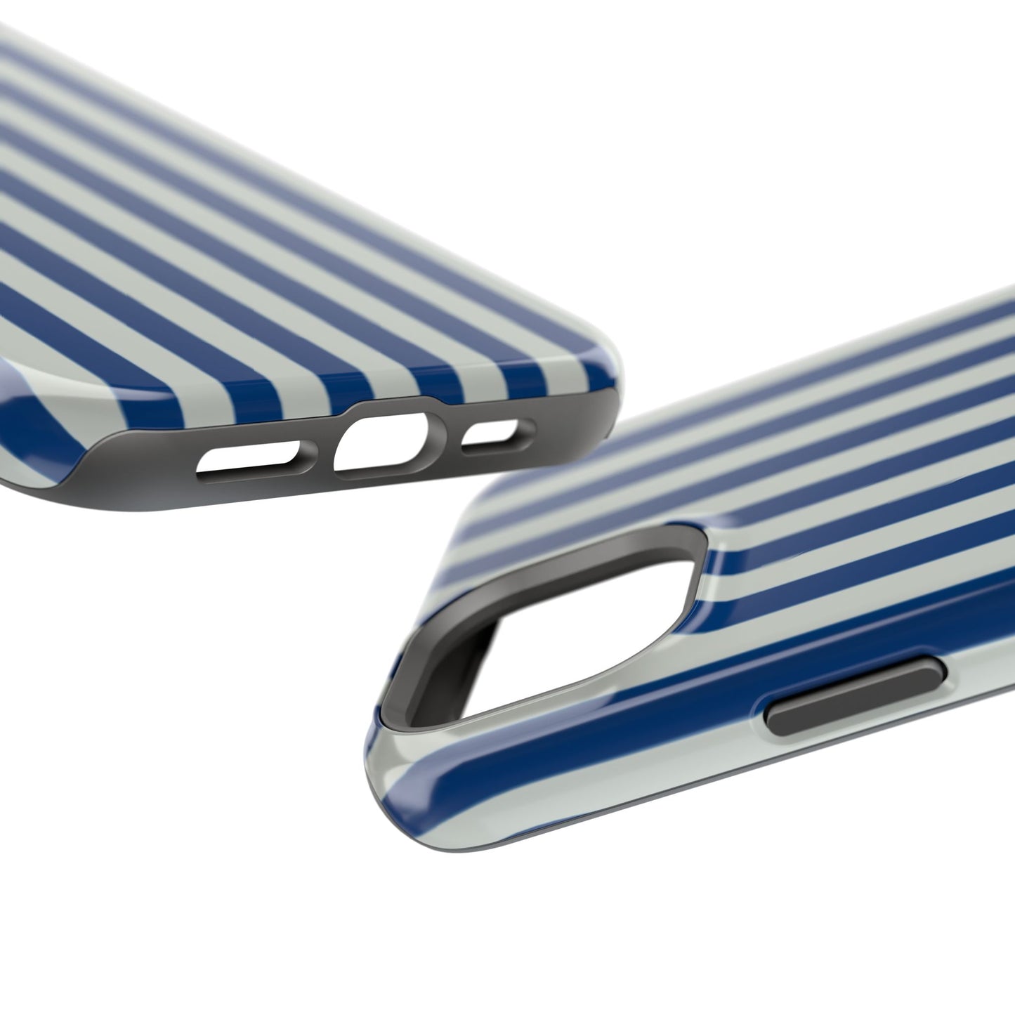 Summer Stripes Case in Dark Blue + Baby Blue