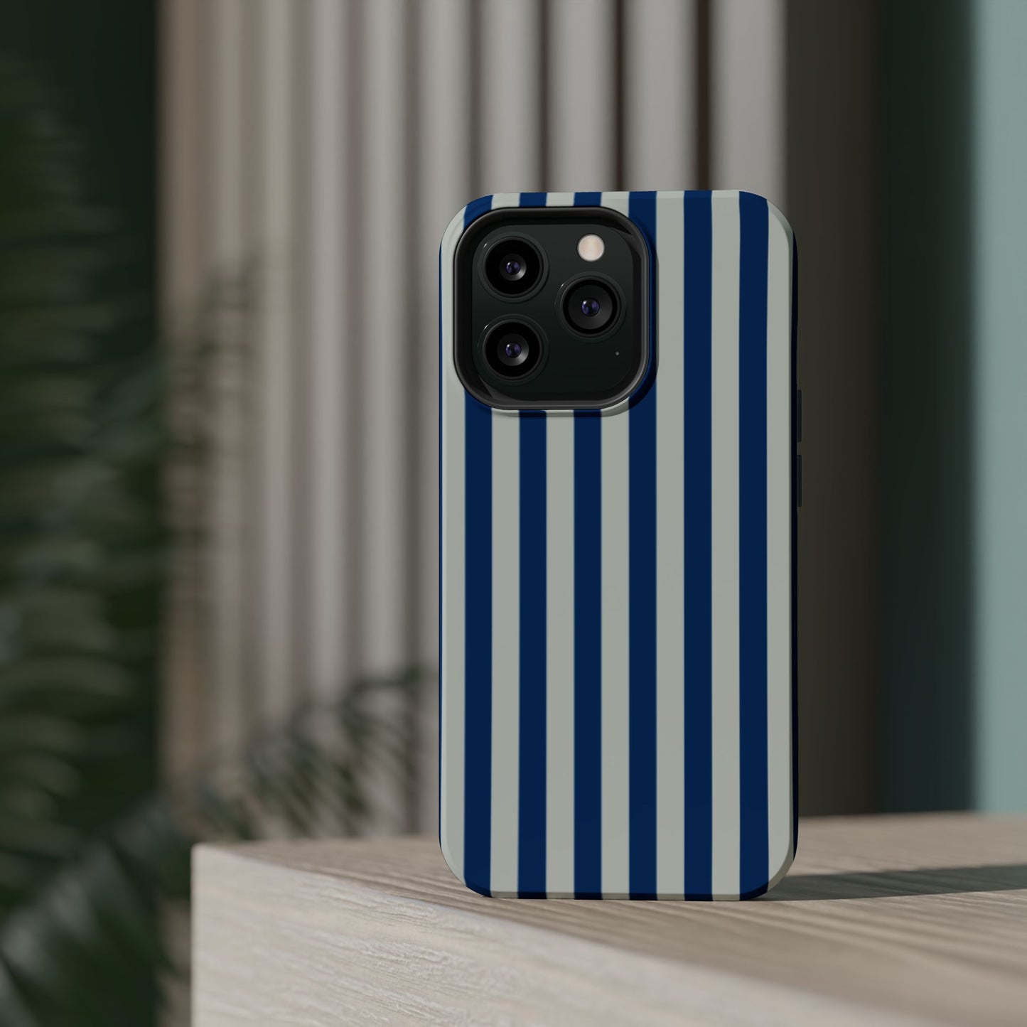 Summer Stripes Case in Dark Blue + Baby Blue