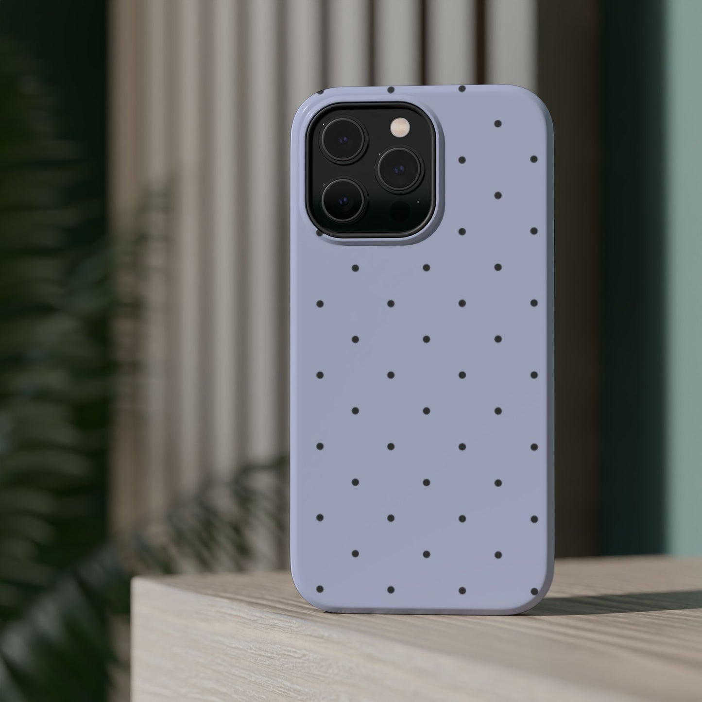 Polka Pop Case in Sabrina Blue + Pastel Black