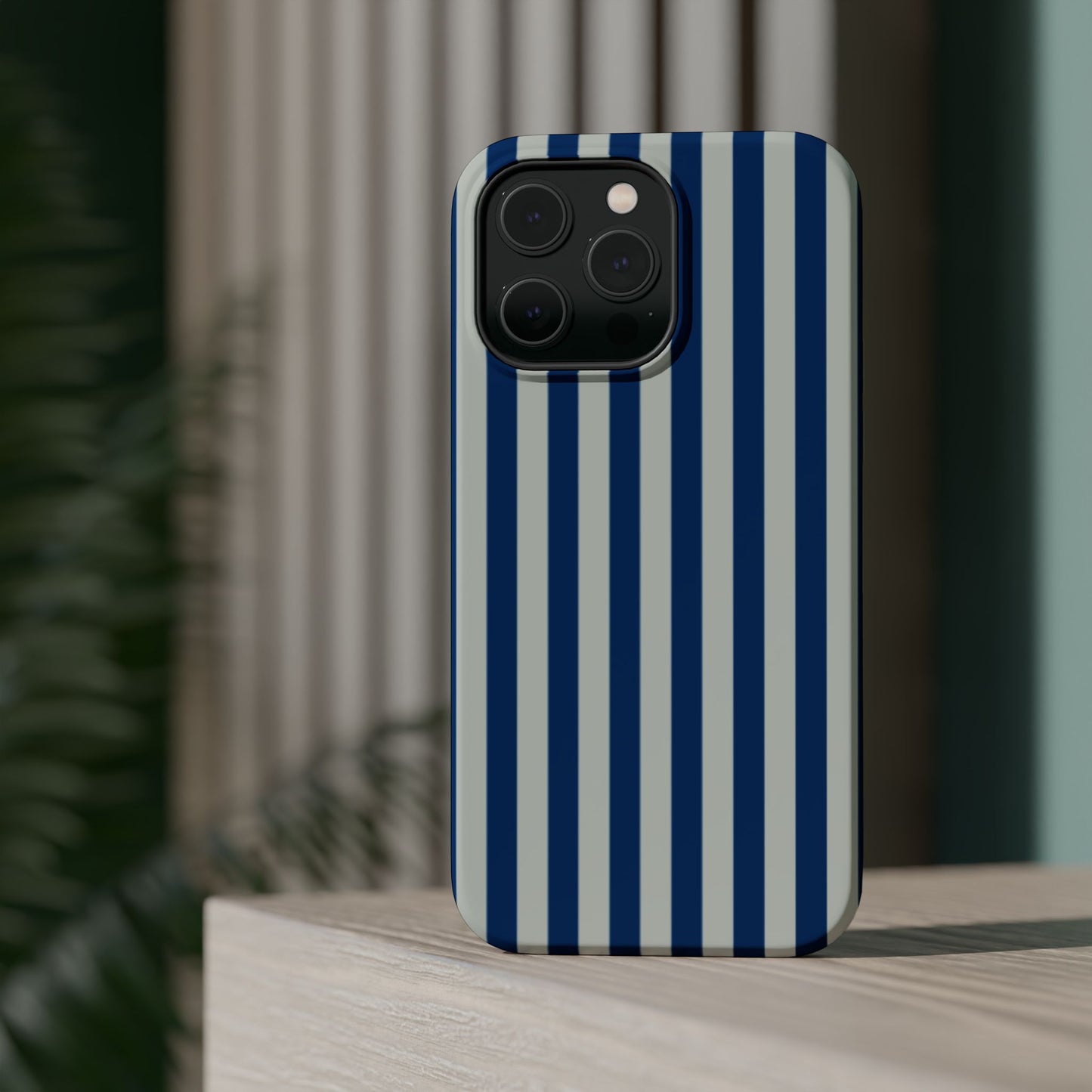 Summer Stripes Case in Dark Blue + Baby Blue