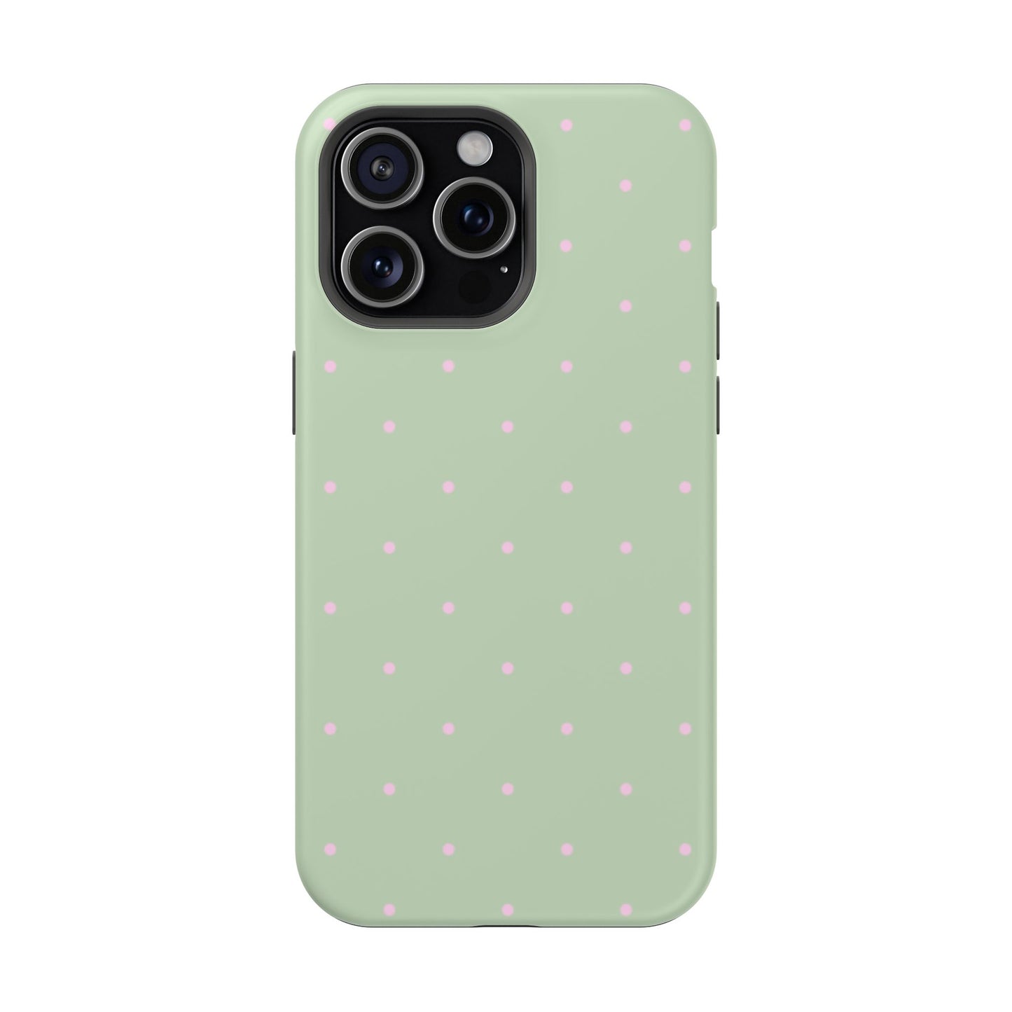 Polka Pop Case in Mint Green + Princess Pink