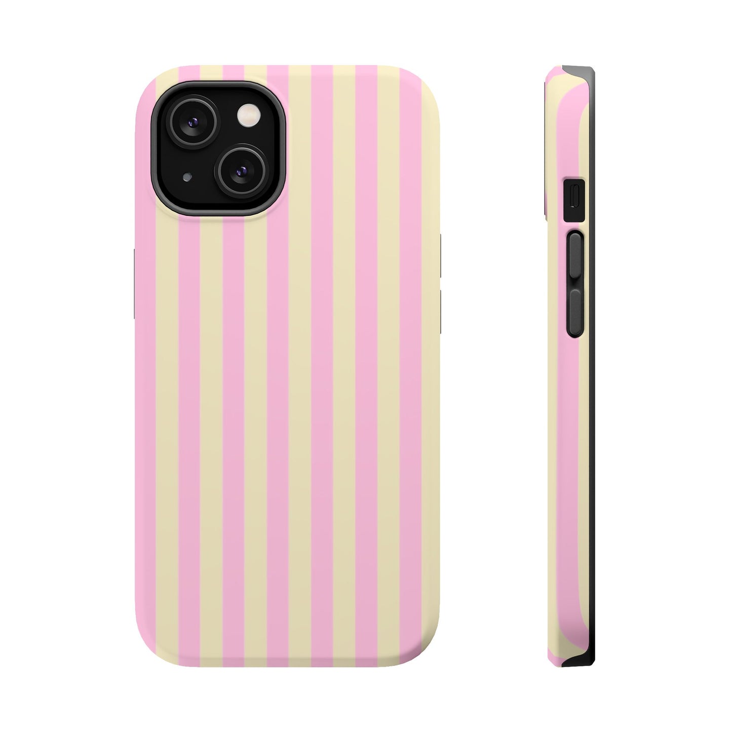 Summer Stripes Case In Sunny Yellow + Perfect Pink