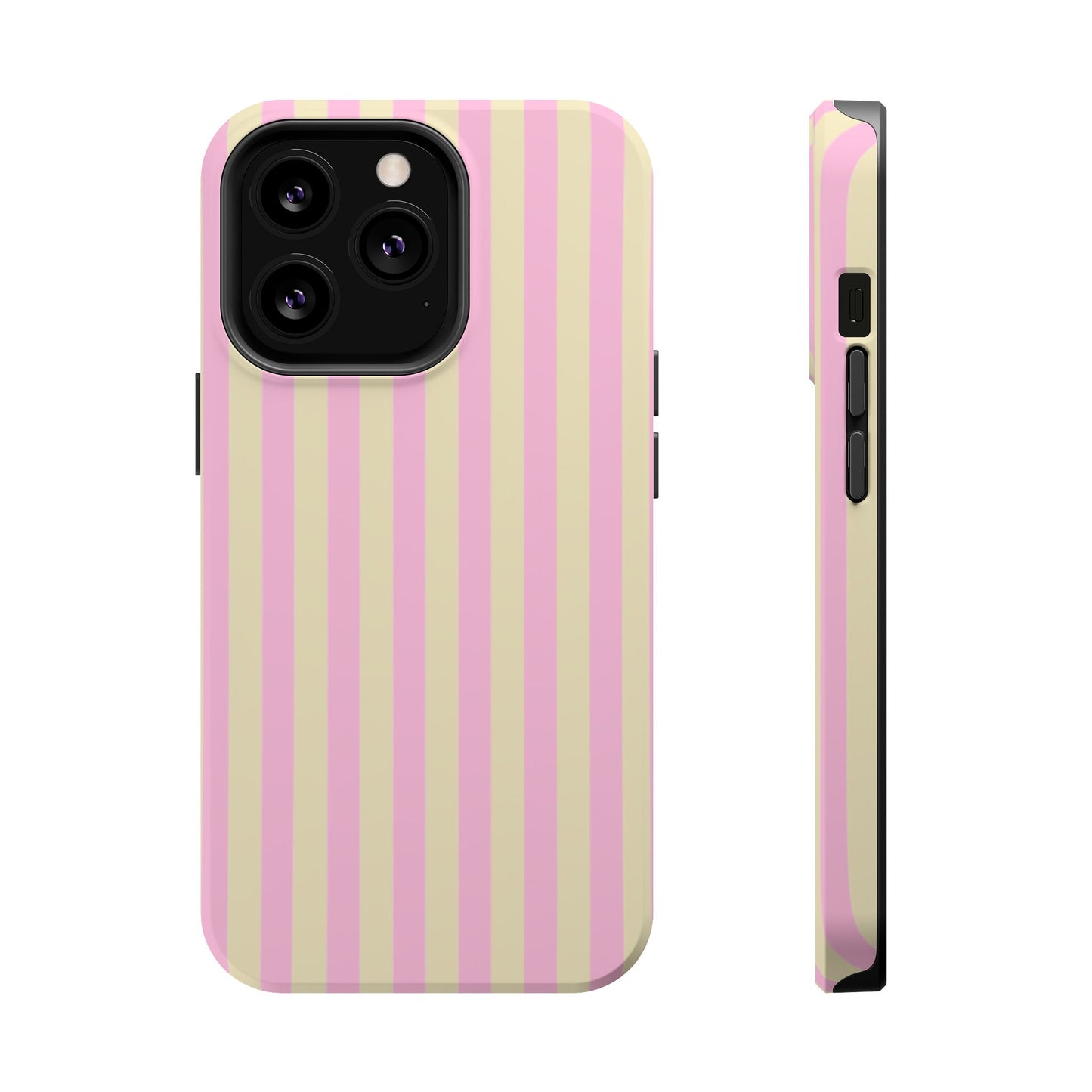 Summer Stripes Case In Sunny Yellow + Perfect Pink
