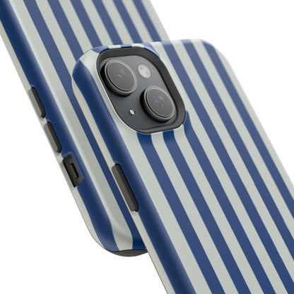 Summer Stripes Case in Dark Blue + Baby Blue
