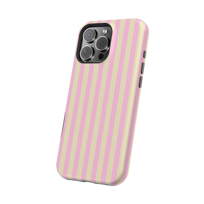 Summer Stripes Case In Sunny Yellow + Perfect Pink