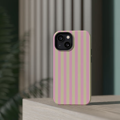 Summer Stripes Case In Sunny Yellow + Perfect Pink