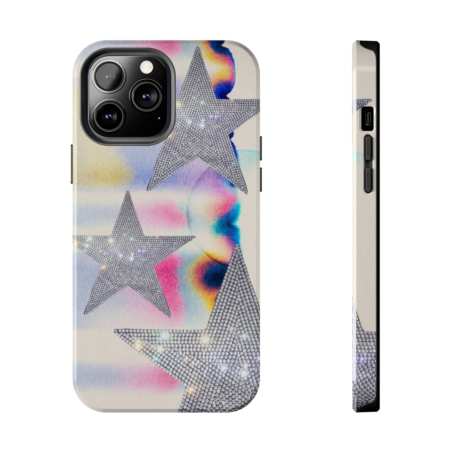 SuperStar Case (this case does NOT come with the rhinestones, it is apart of the design and is a gloss case :)