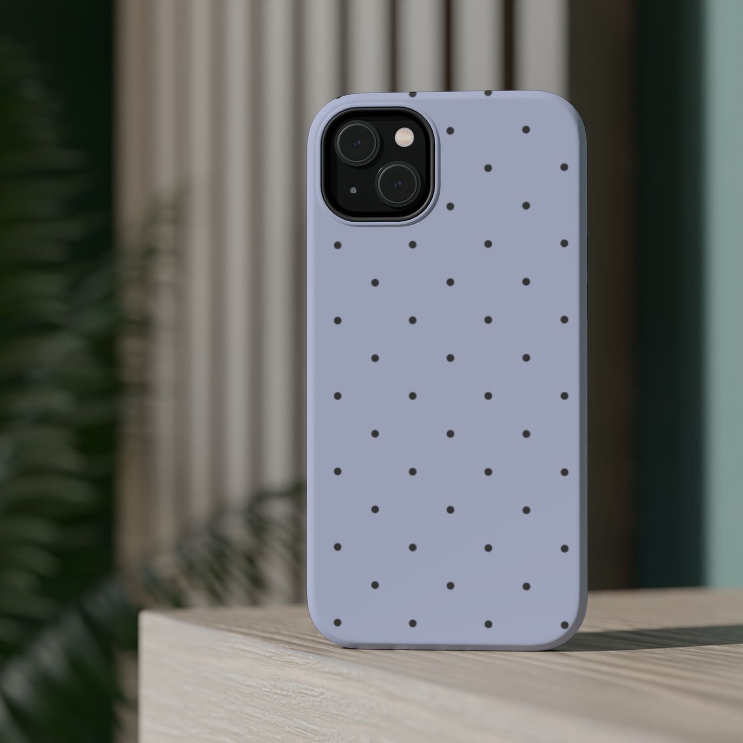 Polka Pop Case in Sabrina Blue + Pastel Black