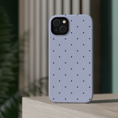 Polka Pop Case in Sabrina Blue + Pastel Black