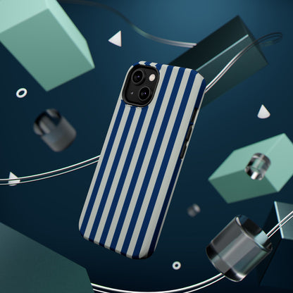 Summer Stripes Case in Dark Blue + Baby Blue