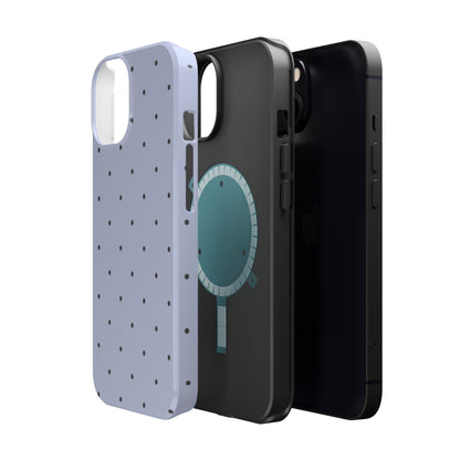 Polka Pop Case in Sabrina Blue + Pastel Black