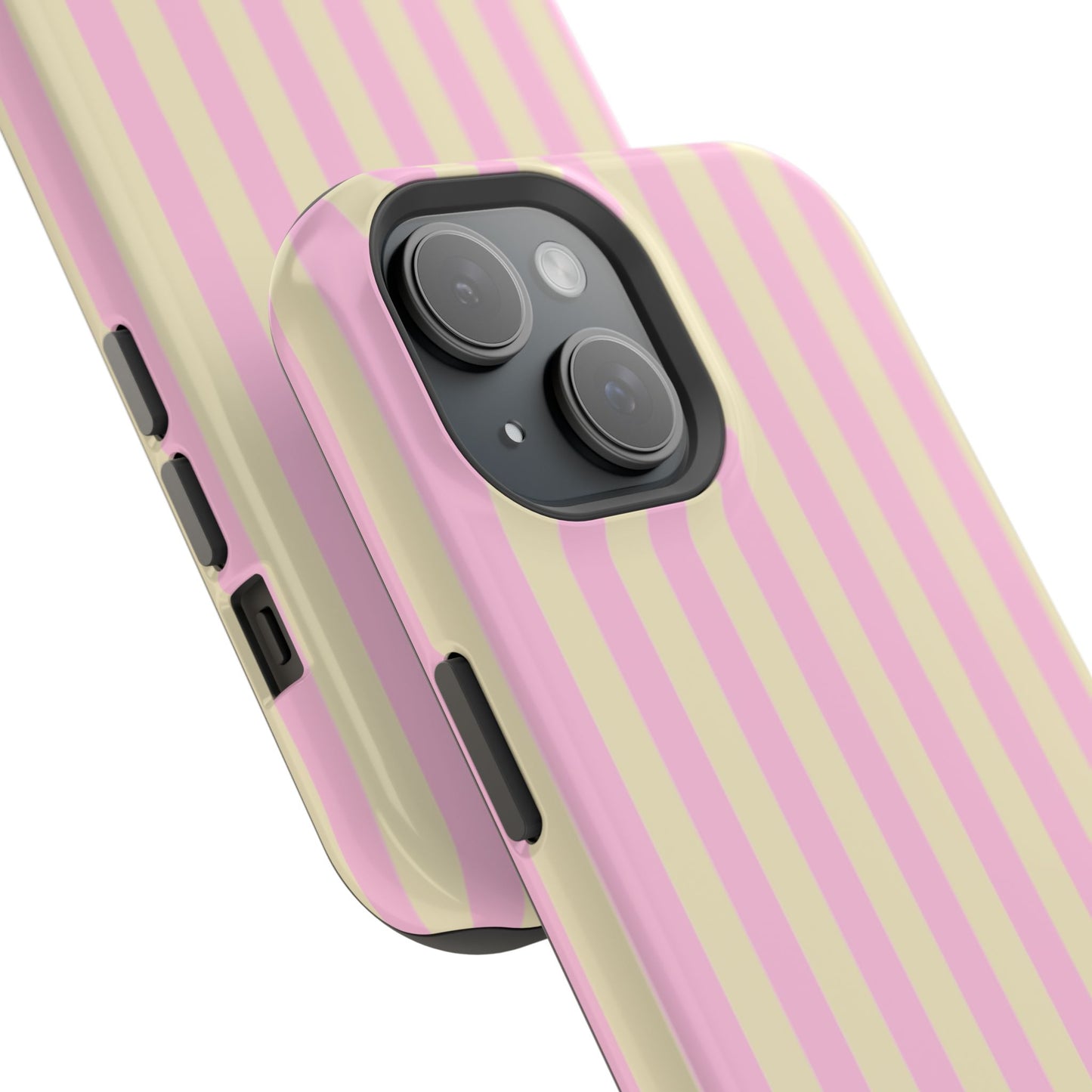 Summer Stripes Case In Sunny Yellow + Perfect Pink
