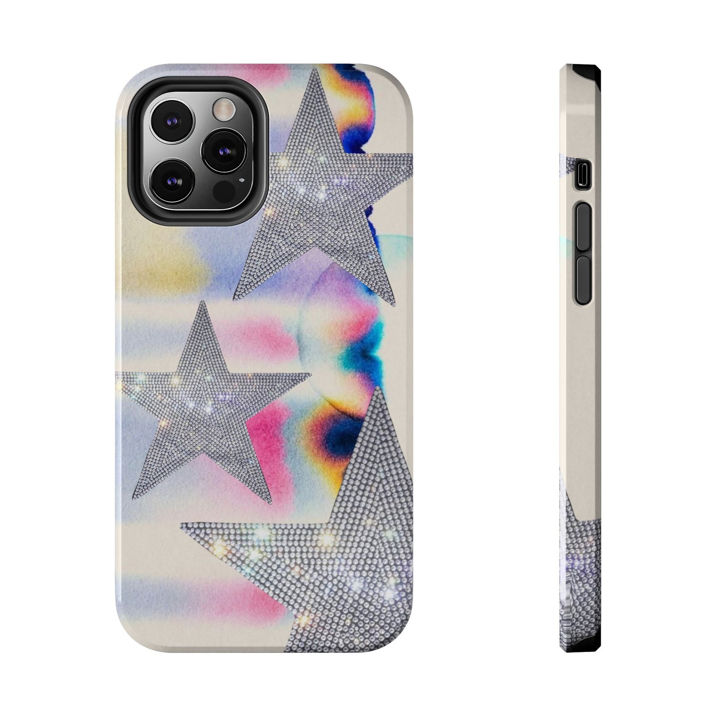 SuperStar Case (this case does NOT come with the rhinestones, it is apart of the design and is a gloss case :)