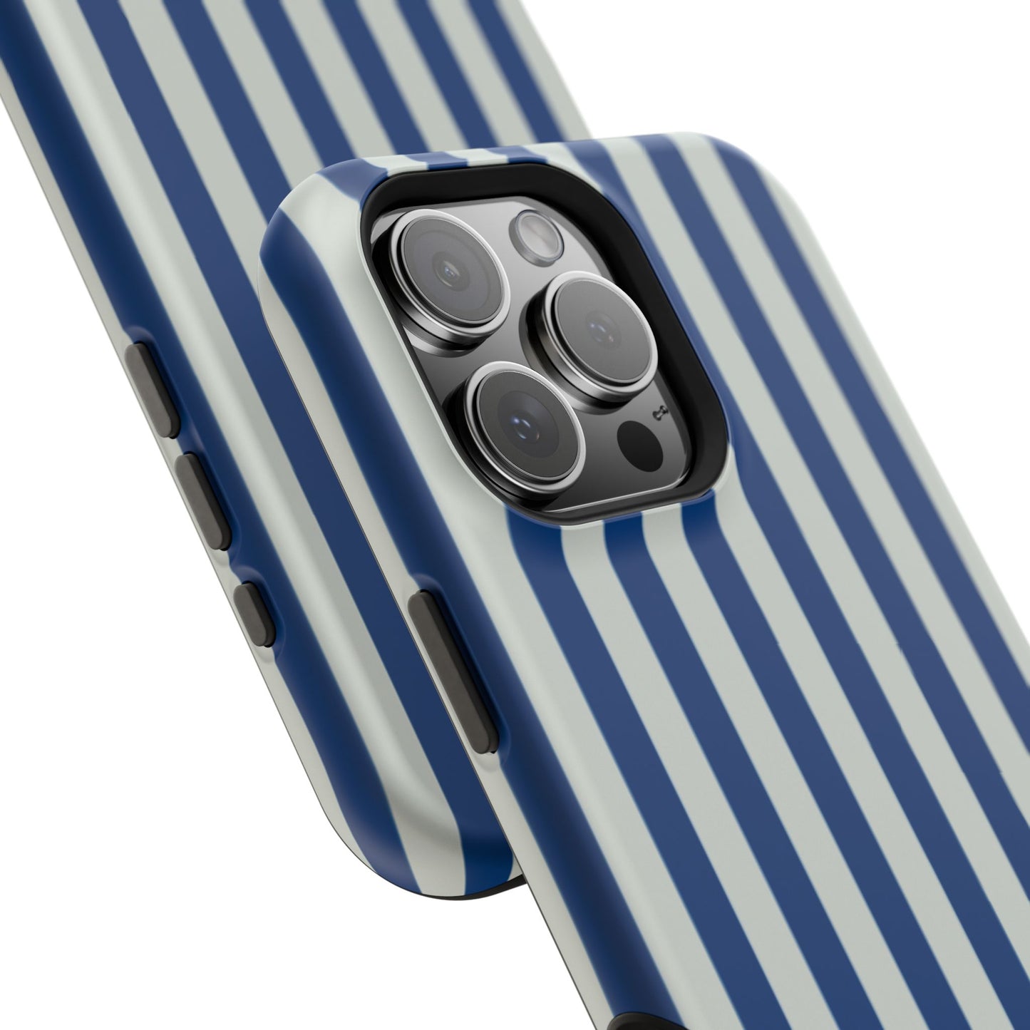 Summer Stripes Case in Dark Blue + Baby Blue