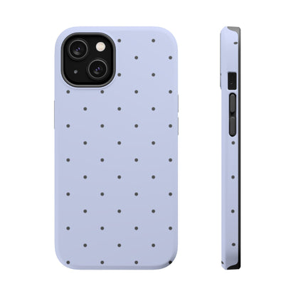 Polka Pop Case in Sabrina Blue + Pastel Black