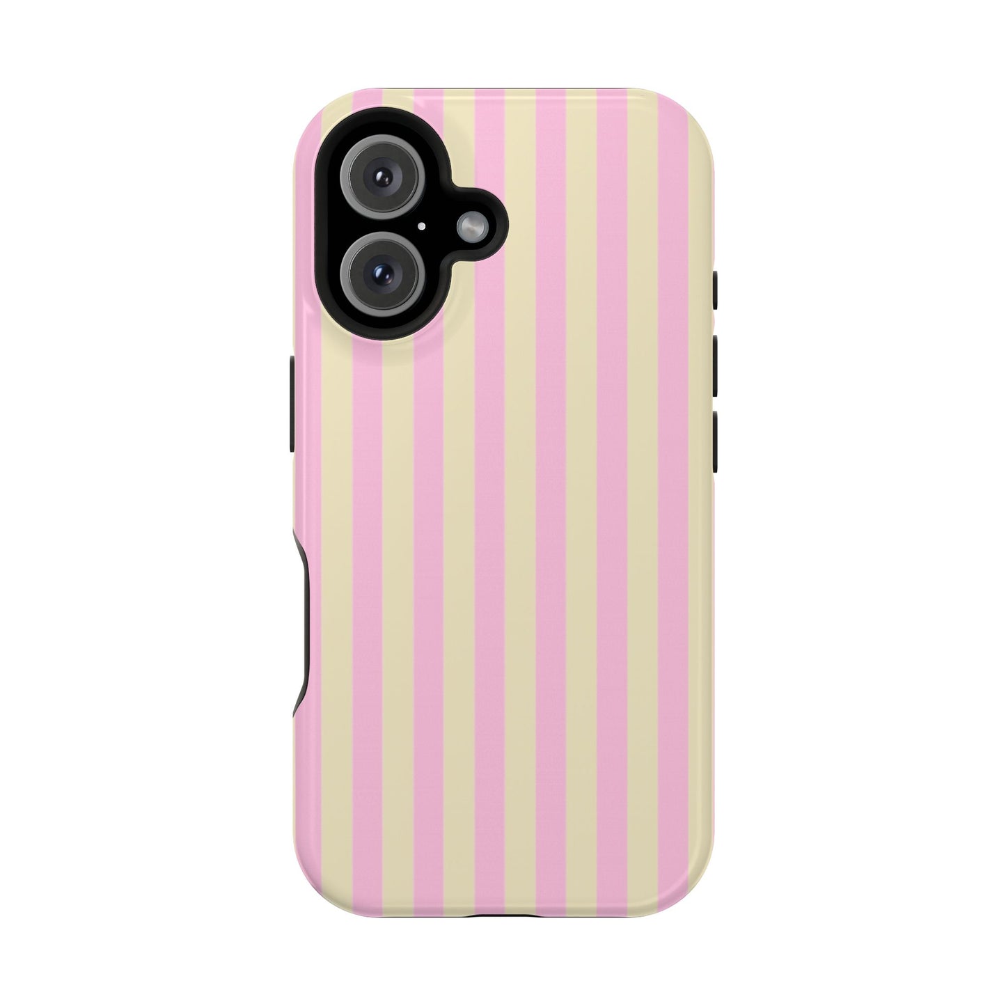 Summer Stripes Case In Sunny Yellow + Perfect Pink