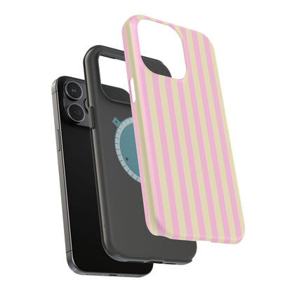 Summer Stripes Case In Sunny Yellow + Perfect Pink