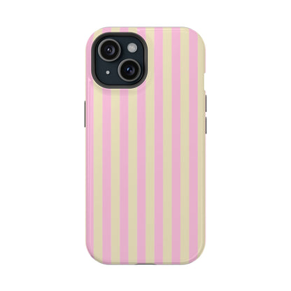 Summer Stripes Case In Sunny Yellow + Perfect Pink