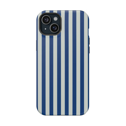 Summer Stripes Case in Dark Blue + Baby Blue