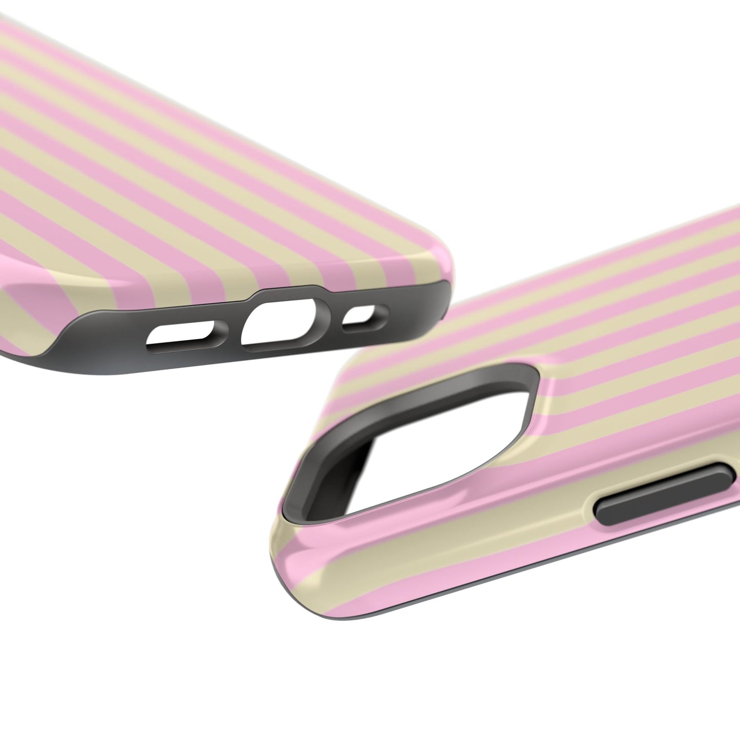 Summer Stripes Case In Sunny Yellow + Perfect Pink