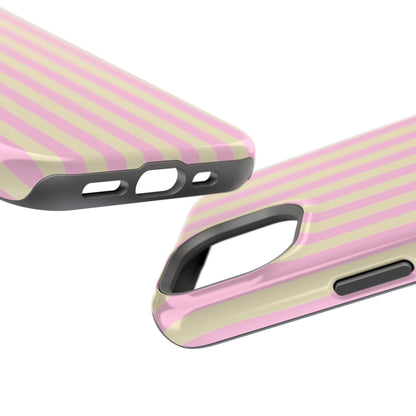 Summer Stripes Case In Sunny Yellow + Perfect Pink